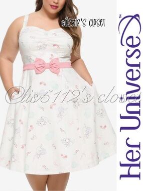 Her Universe x Disney The Aristocats Marie Retro Swing Dress 18 2X